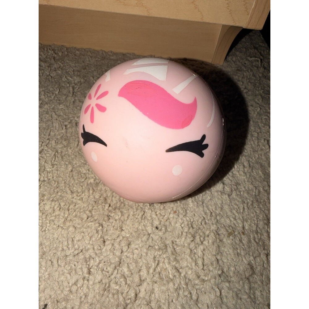 Skwishy Pets Pink Unicorn Squish Rubber Toy Stress Round Sensory